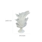 Flowerva White Aura Pleat Table Flower