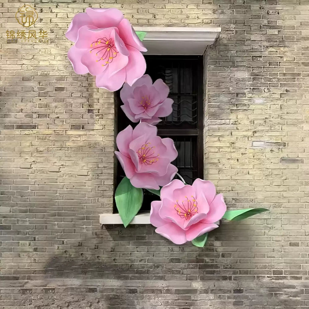 Flowerva Pink Blossom Contour Premium Decor