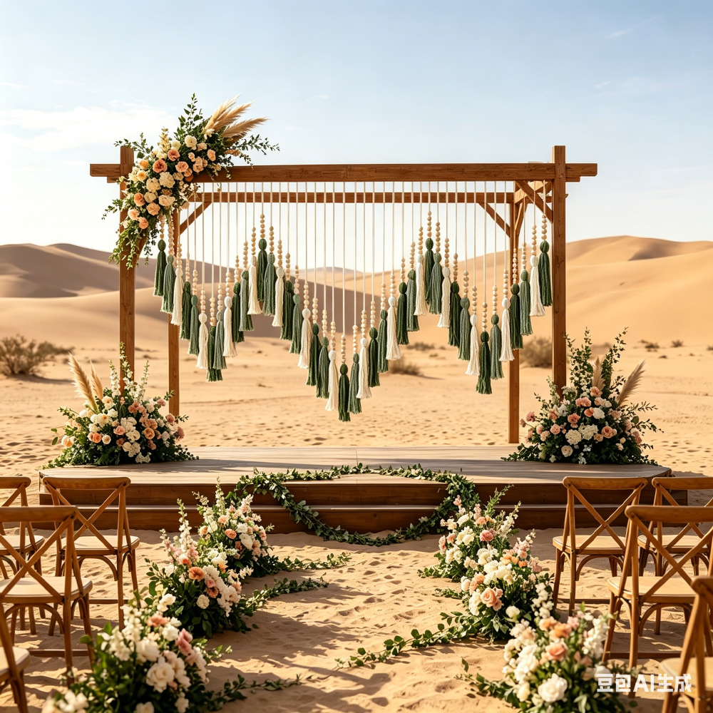 Boho Chic Fringe Colorful Woven Tapestry Decor