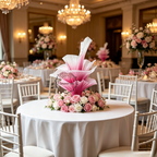 Flowerva Aura Pleat Sculpture Collection Table Flower