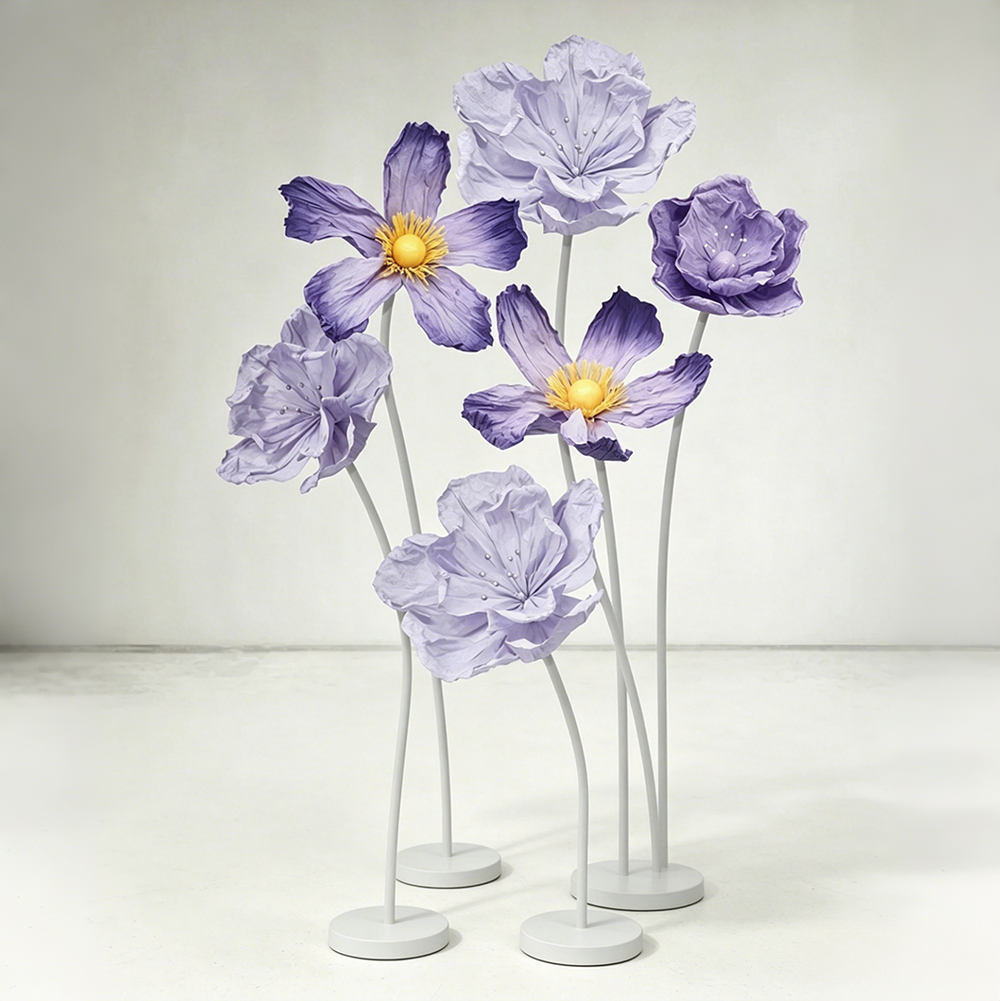 Flowerva Sculptural Petal Grove Premium Decor