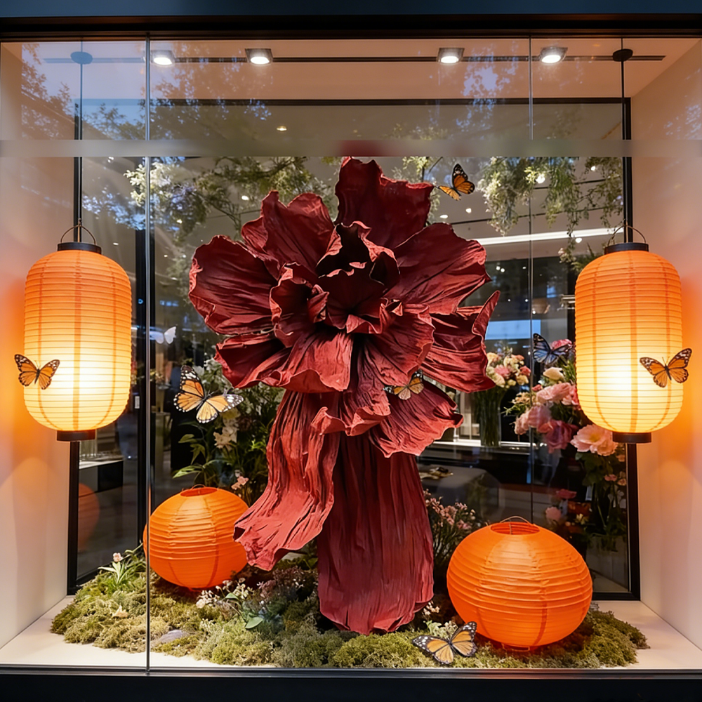 Flowerva Opulent Layer Grace Art Installation