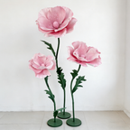 Flowerva Luminous Sheer Poppy Premium Flower