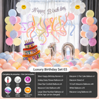 Flowerva Birthday Party Balloon Set Atmosphere Scene Decoration
