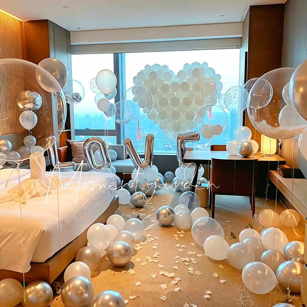 Flowerva Proposal & Confession & Birthday Scene Decoration Balloon Set