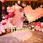 Flowerva Birthday Party Balloon Decoration Scene Set