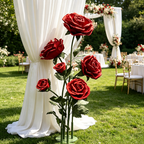 Flowerva Ruby Veil Stand Premium Decor