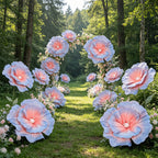 Flowerva Dreamy Pink-Blue Gradient Pearl Premium Flower