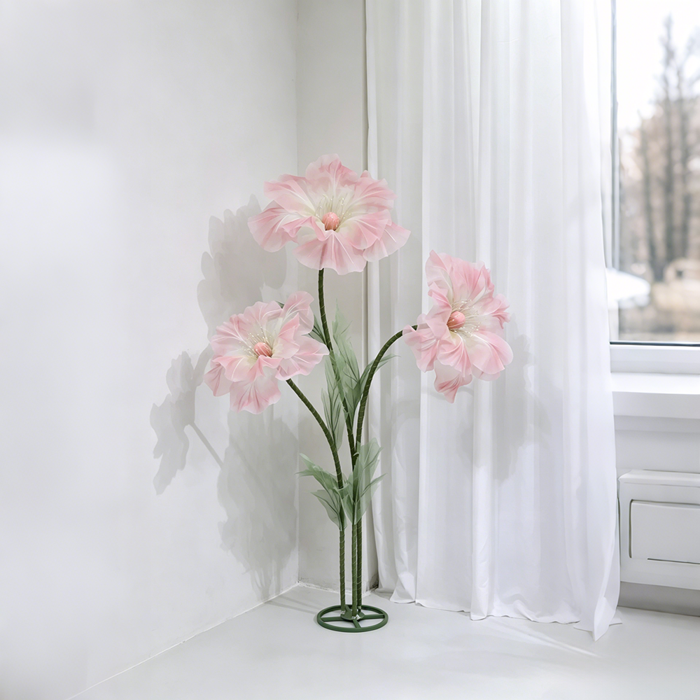 Flowerva Sheer Standing Petal Sculpture Premium Decor