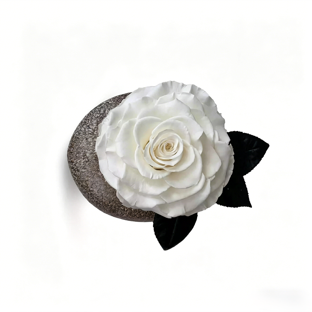 Premium Eternal Rose Marble Glass Vase Gift Box