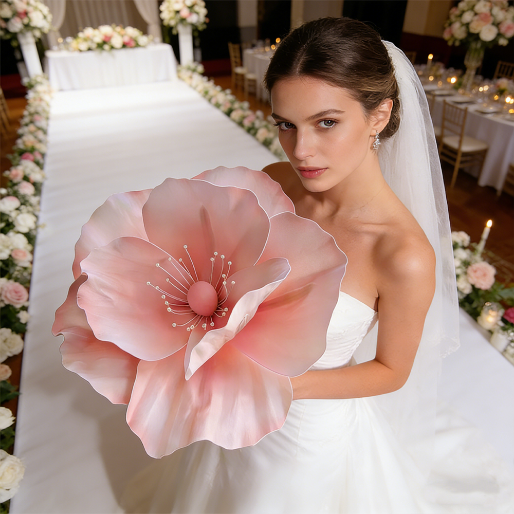 Flowerva Luminous Sheer Poppy Premium Flower
