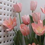 Flowerva Soft Tulip Silhouette Premium Decor