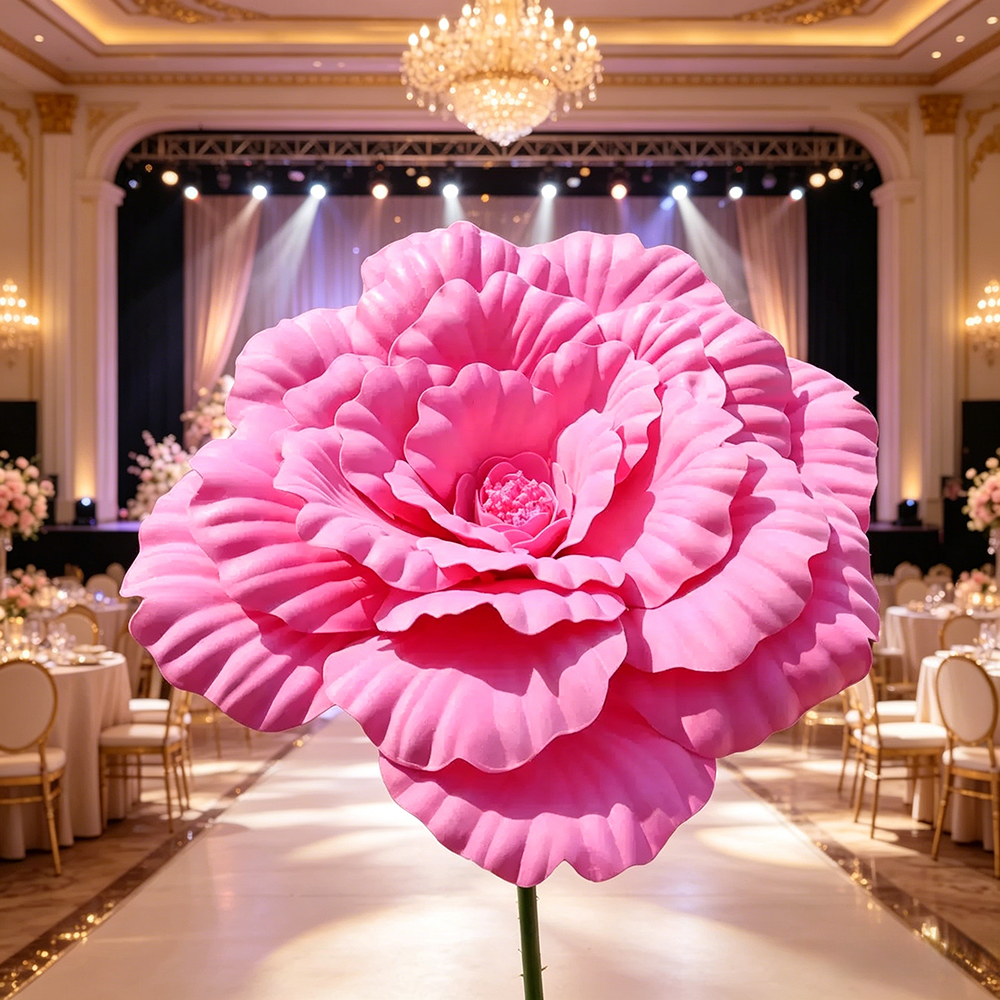 Flowerva Peony Sheer Opulence Premium Decor