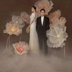 Flowerva Veil Poppy Ensemble Premium Decor