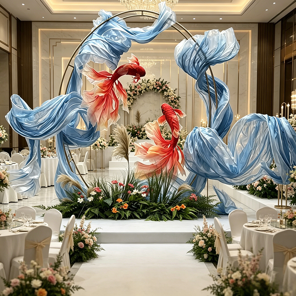 Flowerva Betta Aetherial Swim Premium Decor