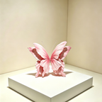Acento artístico de mariposa etérea Flowerva
