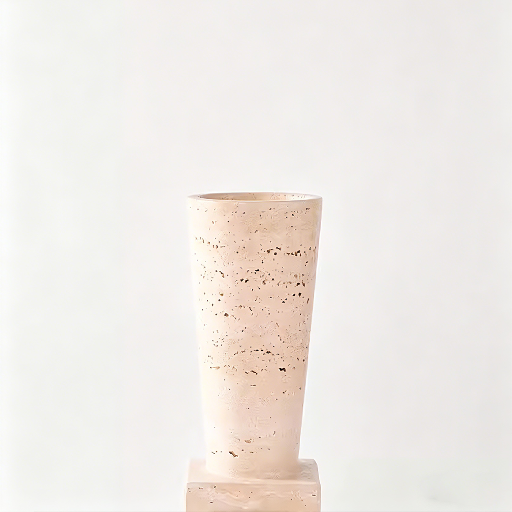 Flowerva Premium Ivory Roman Travertine Rose Gift Box