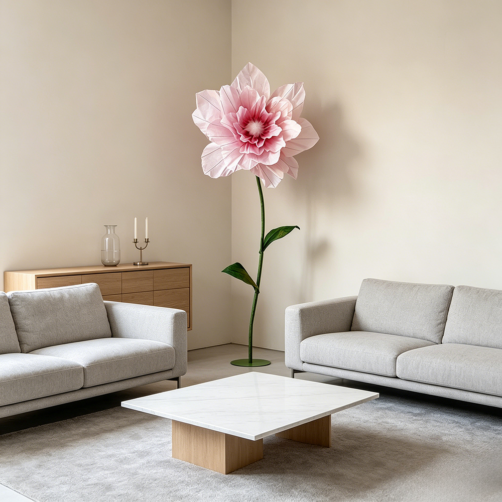 Flowerva Standing Petal Sculpture Collection Premium Decor
