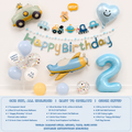 Flowerva 2nd Birthday Party Balloon Decoration Set