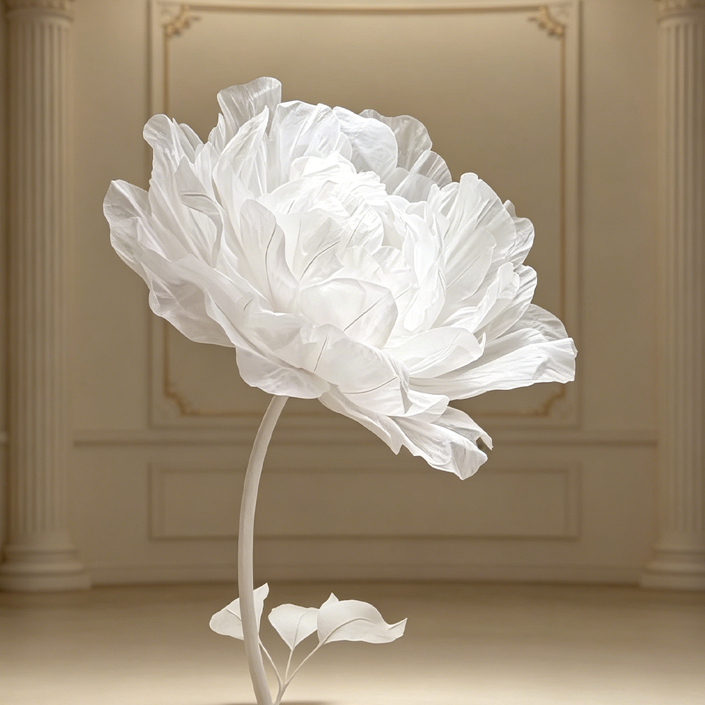 Flowerva White Peony Ambrosia Palette Premium Decor