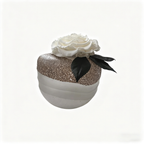 Premium Eternal Rose Marble Glass Vase Gift Box