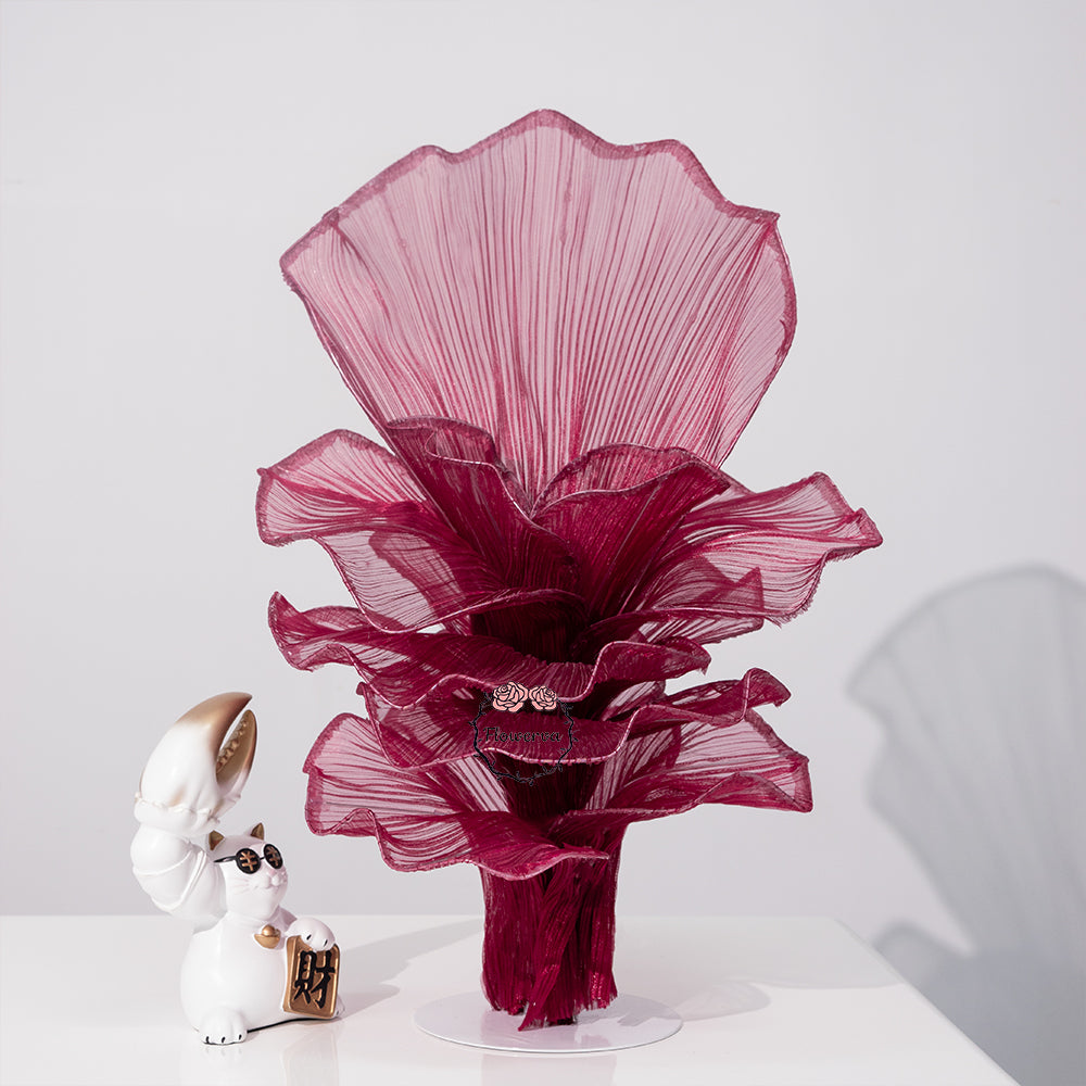 Flowerva Airy Wine Red Veil Eternal Table Flower