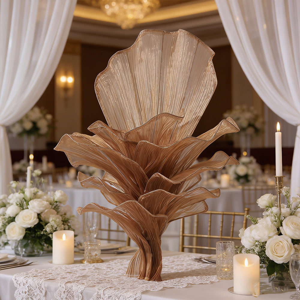 Flowerva Airy Brown Veil Eternal Table Flower