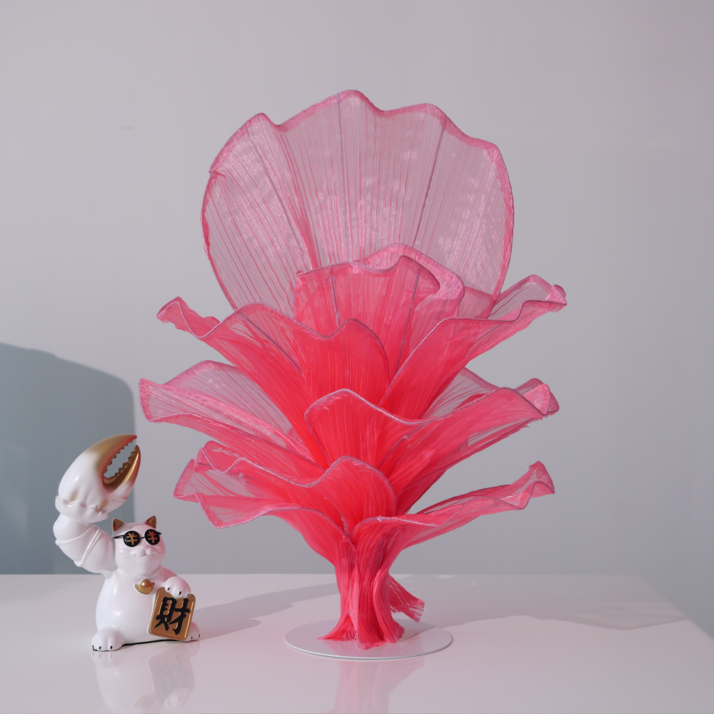 Flowerva Airy Rose Red Veil Eternal Table Flower