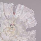 Flowerva Couture Crinkle White Art Installation
