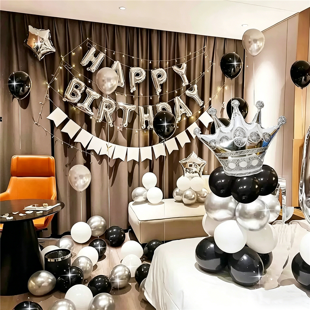 Flowerva Birthday party scene decoration balloon set