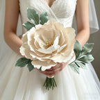 Flowerva Imperial White Peony Premium Flower