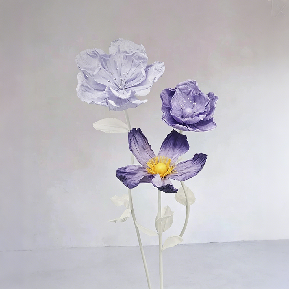 Flowerva Sculptural Petal Grove Premium Decor