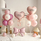 Flowerva French Romantic Birthday Balloon Table Decoration Party Ornament
