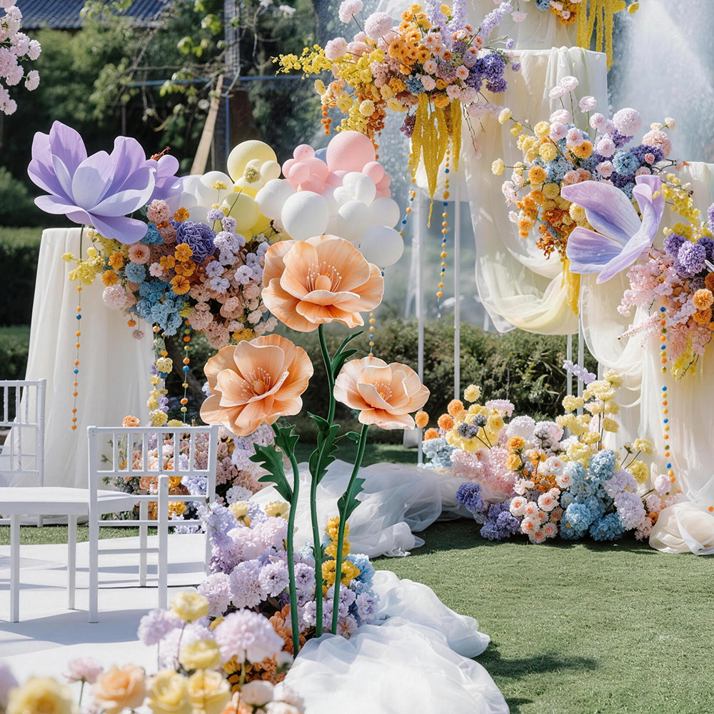 Flowerva Luminous Sheer Poppy Premium Flower