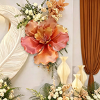 Flowerva Sunset Ember Statement Premium Decor