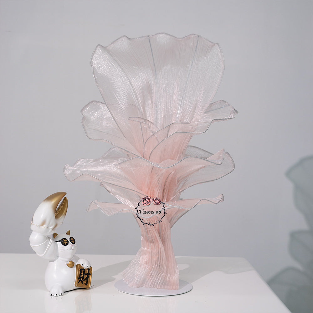 Flowerva Airy Light Pink Veil Eternal Table Flower