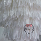 Flowerva Ethereal Feather Chandelier Wedding Decor
