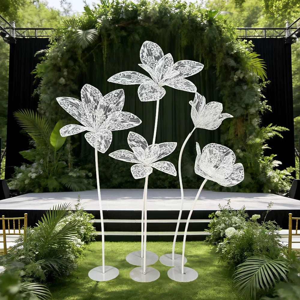 Flowerva Lacework Floral Silhouette Premium Decor