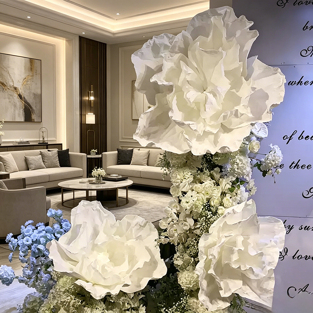 Flowerva Crinkle Layered Formwork Premium Decor