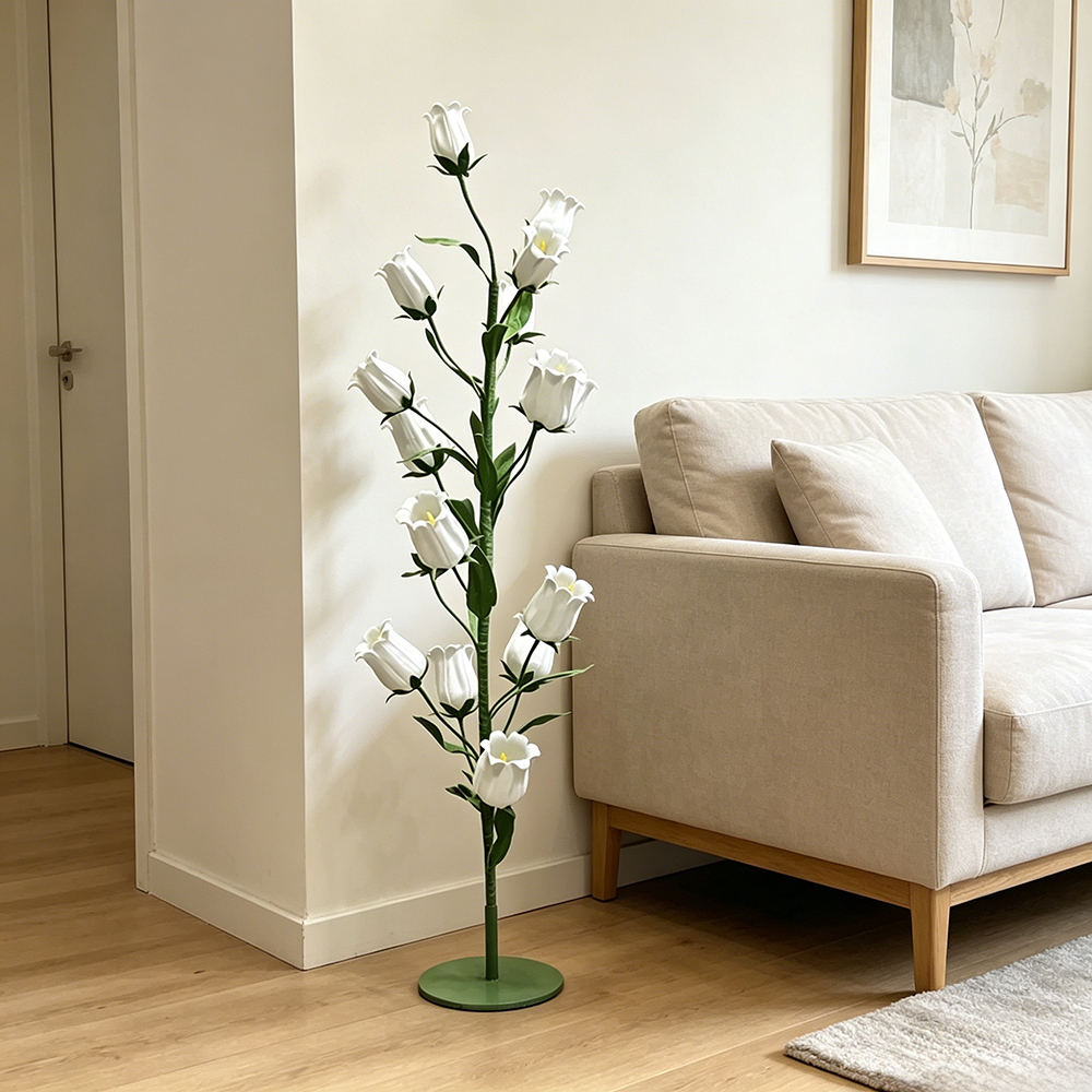 Flowerva Bell Petal Grove Premium Decor