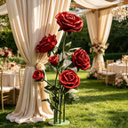 Flowerva Ruby Veil Stand Premium Decor