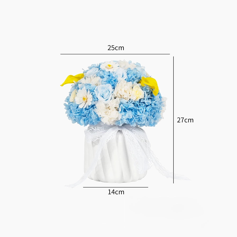 Flowerva Multitone Bloom Sphere Vase Premium Decor