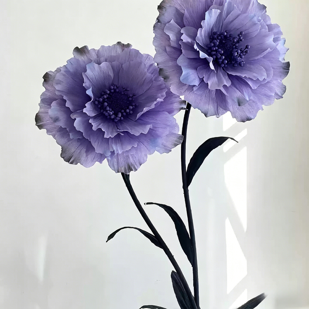 Flowerva Violet Grandiflora Artisan Premium Decor