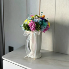 Premium Monet Garden Preserved Rose Vase