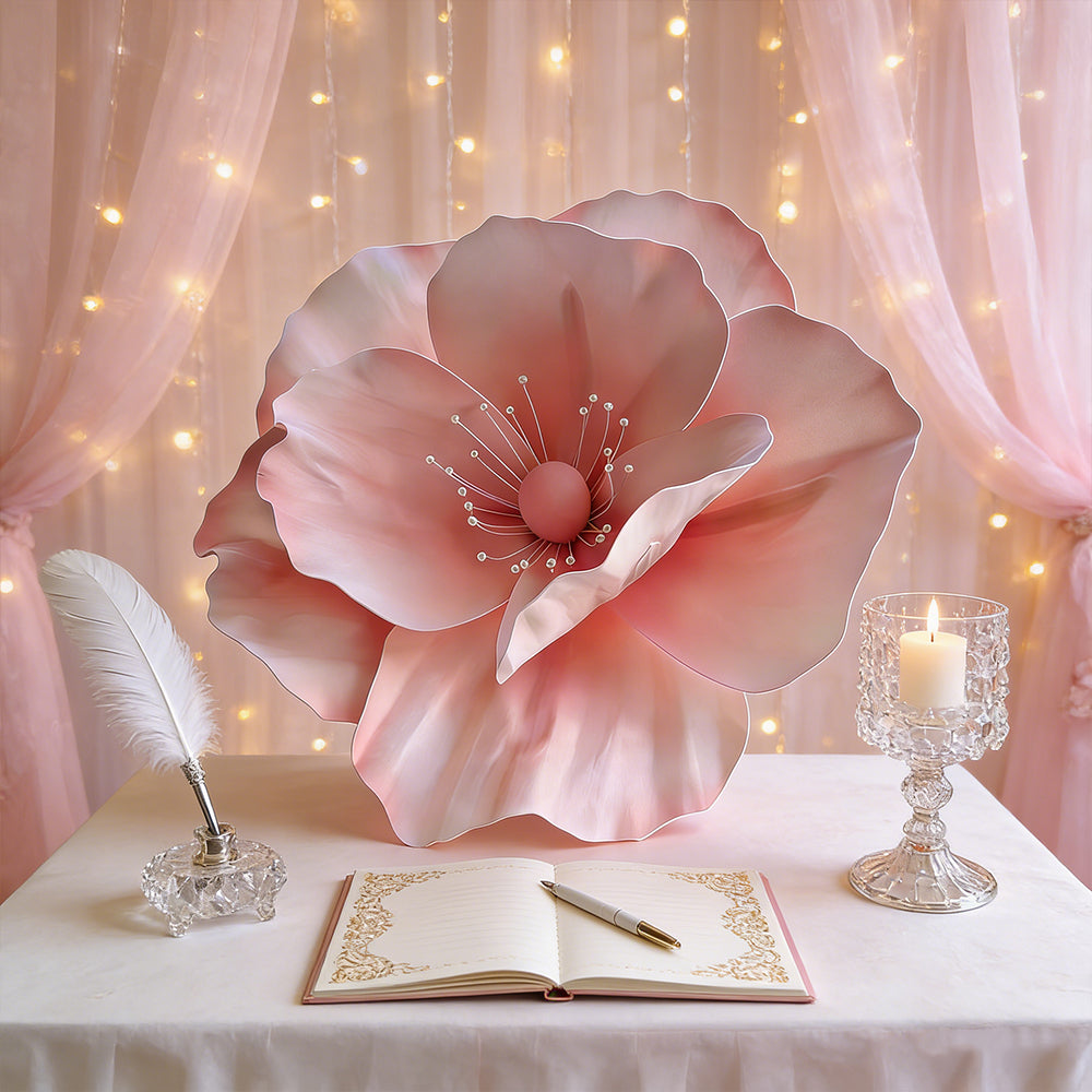 Flowerva Luminous Sheer Poppy Premium Flower