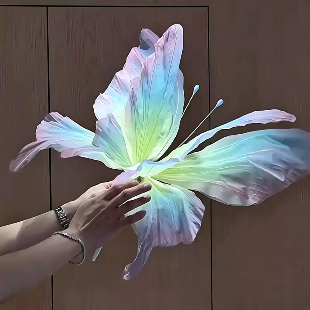 Flowerva Prismatic Butterfly Art Accent