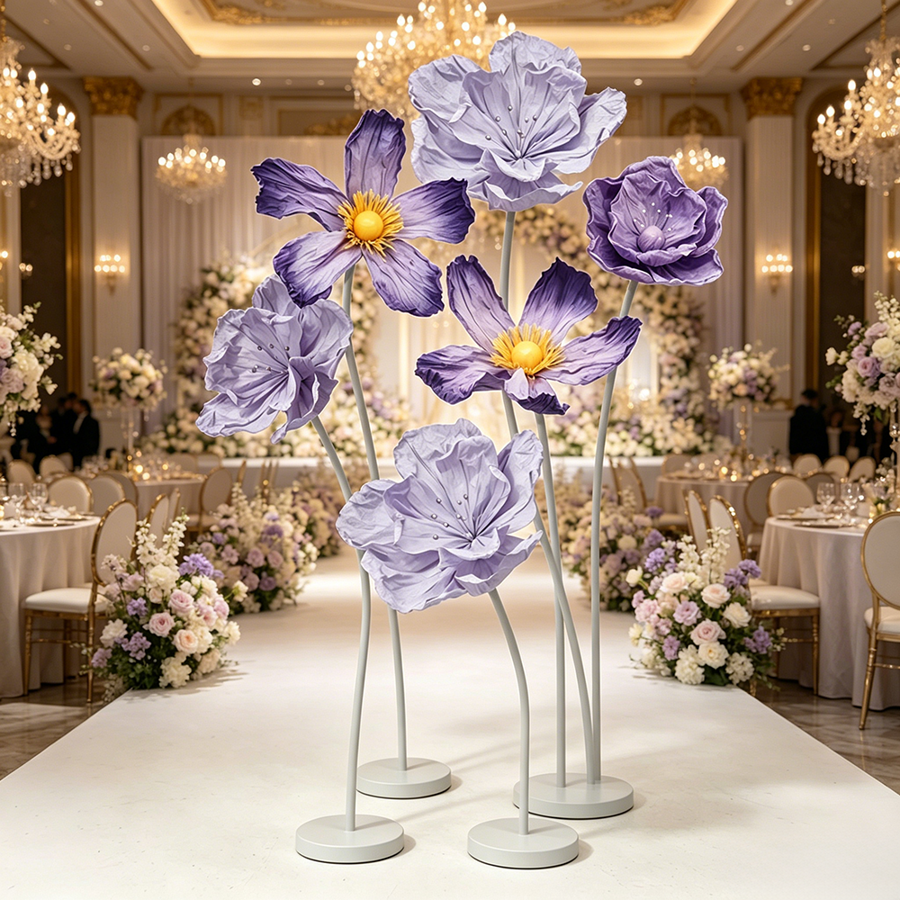 Flowerva Sculptural Petal Grove Premium Decor