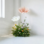 Flowerva Soft Petal Cornerscape Premium Decor