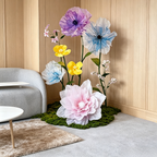 Flowerva Gentle Veilscape Premium Decor