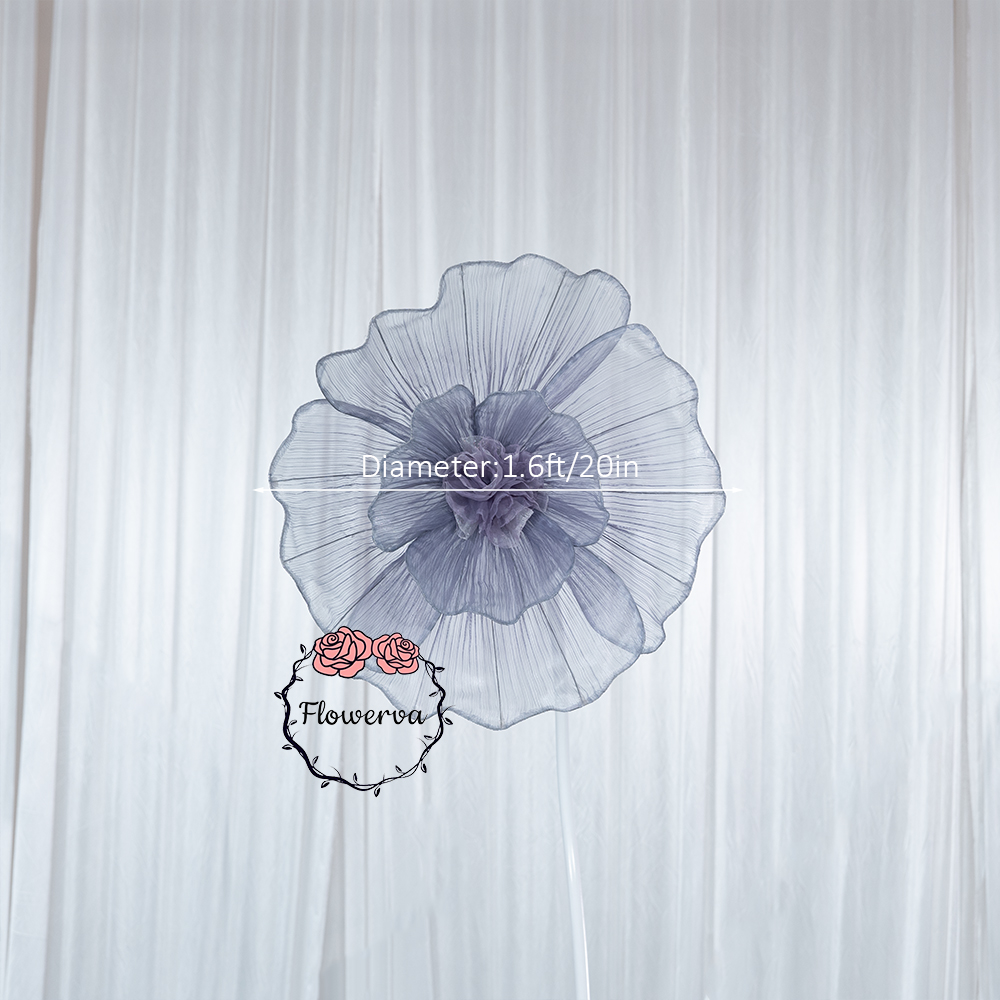 Flowerva Giant Fabric Flower Centerpiece Wedding & Event